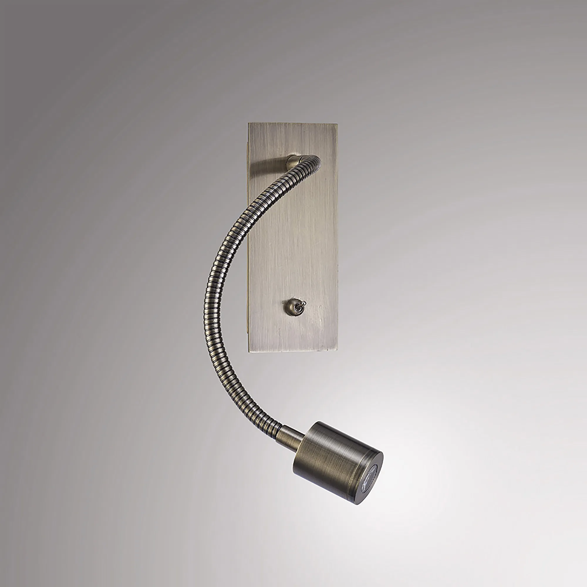 Winslow 3W LED Switched Wall Lamp Antique Brass D0195  Deco Winslow